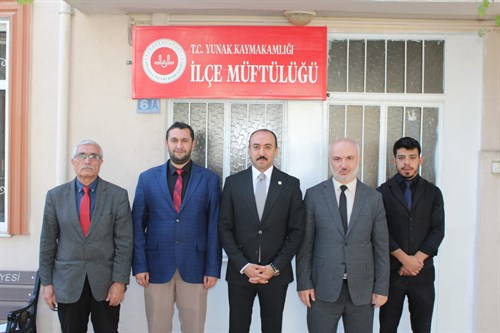 İlçe Kaymakamımız Sayın Özgür PELVAN İlçe Müftülüğünü Ziyaret Etti